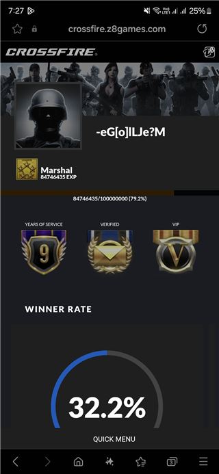 Accounts CrossFire